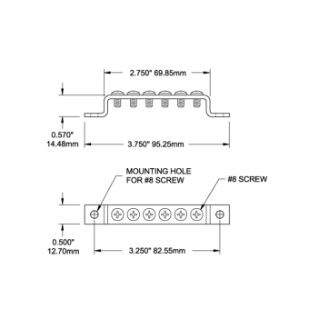 Blue Sea Connecting Bar 10+2 Terminal