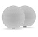 Fusion SG-F653W - 6.5'' Classic White Speakers, AMP 2P (2 pcs.)