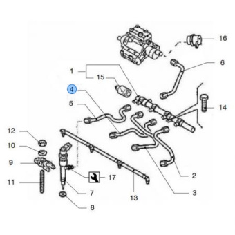 Vetus VFP01183 - Fuel Line