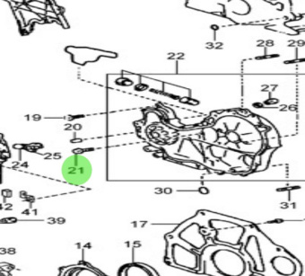 Nanni Diesel 970312092 - Union Bolt for Timing and Rear Plate Assemblies