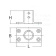 Rectangular Base 90° 22 mm
