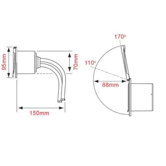 Nuova Rade 47676 - Case w/Mixer Tap (3-Hose Connection) w/Lid White