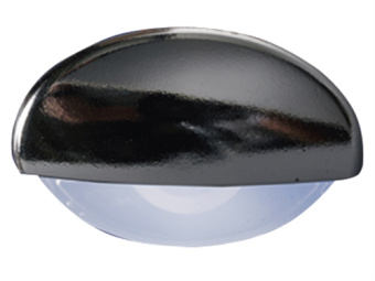Båtsystem 8871C - Step Light Chrome, LED Blue, 12V