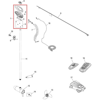 MotorGuide Head Assembly Xi5