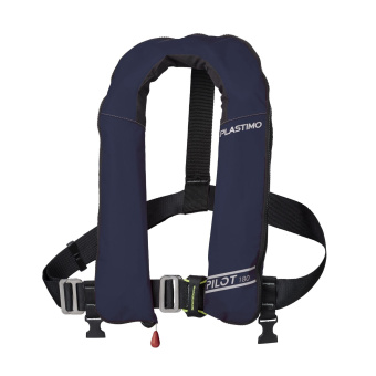 Plastimo P200491 - Pilot 180 Inflatable Lifejacket Auto UML Elite Navy With Harness