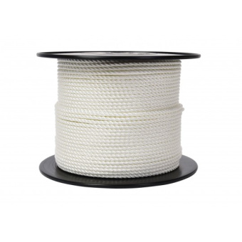 White Twisted Rope 100 m 12 mm