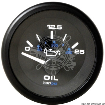 Osculati 27.841.82 - Oil Pressure Gauge 0-400 psi