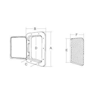 Ceredi Strong Hatches 380X380 mm