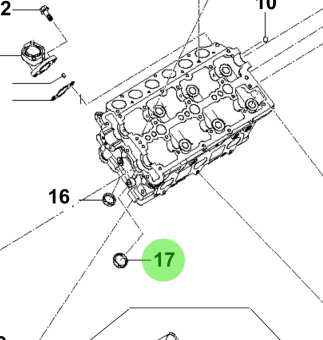 Bukh 22113-3A500 - Exhaust Valve Seat for S270J Engines