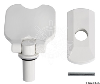 Osculati 20.339.00 - White spare handle L66 For hatches and trapdoors	
