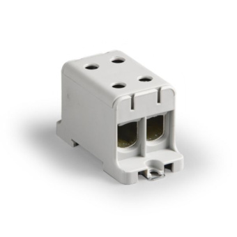 Ensto Double Terminal Block - Grey