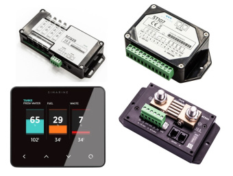 Simarine SIMPK23-3-SB - PICO Blue Set - Standalone (PICO SIMP201, Shunt SIMSC503, Tank Module SIMT001, Quadro Shunt SIMS003)