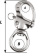 Wichard HR Snap Shackle - Large Bail - Length: 140 mm