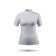 Plastimo 70871 - Eco Spandex Short Sleeve Top For Women Platinum Size XS
