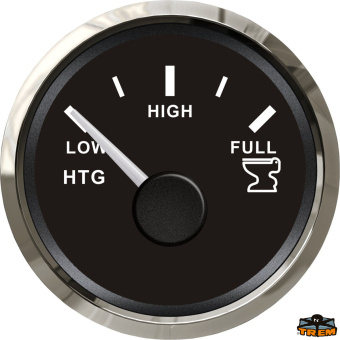 Trem L3280051 - Waste Gauge Black Cut-Out Diameter 52 mm