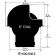 Ritchie Compass 'Globemaster FD-600-B', 12/24/32v, Flush Mount, Ø152,4mm/2 Of 5°, Black (Power)