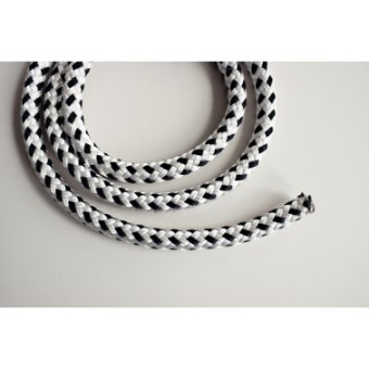 Corderie Lancelin 16-Plait Polyester Mooring Rope White/Black