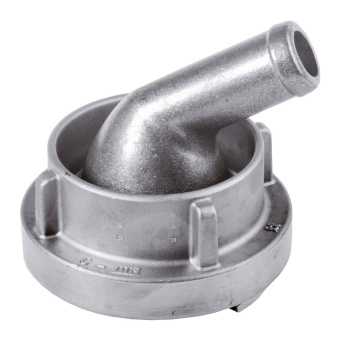 Storz Half Coupling Aluminium NA66C, Hose Adaptor 1" (Curved 50°)