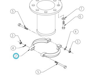 Northern Lights AR43704 - Clamp kit with fasteners