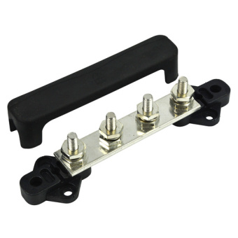 BEP BB-4S-150A/DSP - Multi Purpose Buss Bar - 4 Way 1/4" Studs/150A 4x 6mm