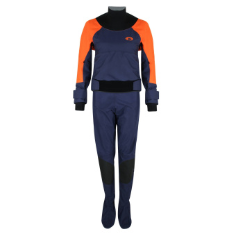 Plastimo P019379 - Hendra Hinge Drysuit Woman Orange/Navy. Size LR