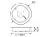 Talamex LED Recessed Downlight Dimmable 75mm 10-15V 2700K