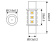 Talamex Super LED 12 Festoon Aqua Signal 42MM