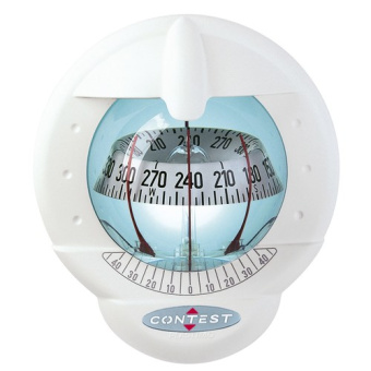Plastimo 64424 - White Compass Contest 101, White Conical Card, Zone ABC (Worldwide), Base Ø150mm