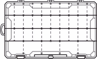 Flambeau 5007 - Tuff Tainer Storage Box Transparent With Zerust – 36.2x23.2x5cm