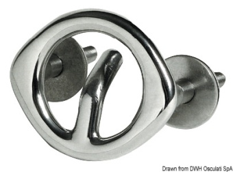 Osculati Water-Ski Tow Rings for Stern AISI 316 Stainless Steel
