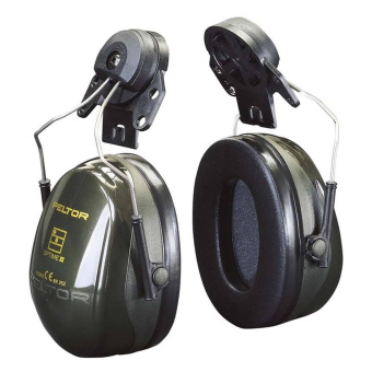3M H520P3E - Hearing Protector Peltor Optime2 Helmet Mounting Green (SNR 30 dB)