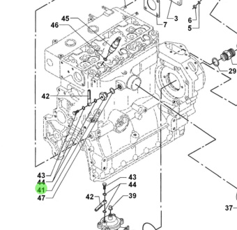 Bukh 000E6364 - Reducing Nipple for DV48 Air Inlet and Turbocharger