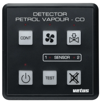 Vetus PD1000 - Gasoline Vapor Detector 12/24V incl. Sensor