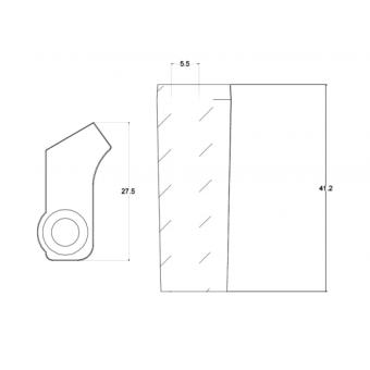Tecnoseal Zinc Plate For Yamaha 300/350 HP 4T Engine