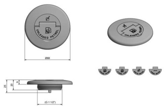 Deck Plug Lid With Handle Waste Water