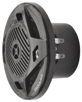 Osculati 29.741.06 - Dual Cone Loudspeakers 5.25" 2x40 W Black