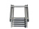 Hollex Telescopic Swimming Ladder Stainless Steel 316 4 Steps Fold