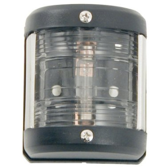 Euromarine Navigation Light 76mm Black - 135° White Stern Light