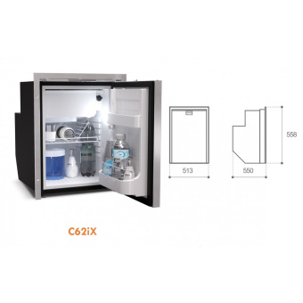 Vitrifrigo 0400-0362 - C51 iX OCX2 Refrigerator