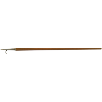Allpa Wooden Boat Hook, L=2100mm (7ft) With Chromed Hook