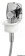 Osculati New Edge Chromed Door Boat Shower with Niagara ABS Shower Head 88x95 mm with Net PVC Hose 4 meter - 15.160.21