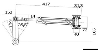 Osculati 45.273.01 - ULTRAFLEX Gotech Hydr. Steering Inboard