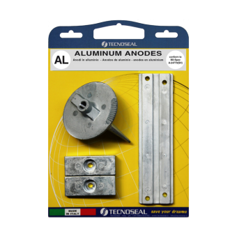 Tecnoseal KIT75-115EFI-AL - Aluminium Mercury Anode Kit For F75-115EFI