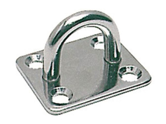 Rectangular 4-Hole Plate with U-Bolt