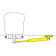 SeaStar HC5380-3 - Splashwell Mount 125-9 Hydraulic Marine Cylinder