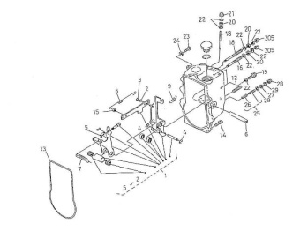 Nanni Diesel 970310946 - ASSY LEVER,FORK for 4.330TDI