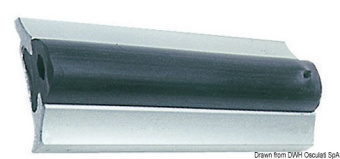 Osculati 44.485.65 - Anodises Aluminium Profile 63x15+6 mm Cut-Down Size 3/6m
