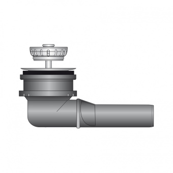 Angle Drain Ø70mm + Outlet Ø32mm