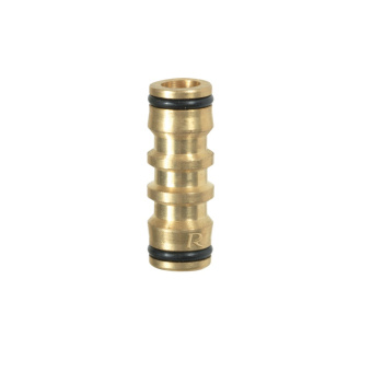  Brass Double Male Connector