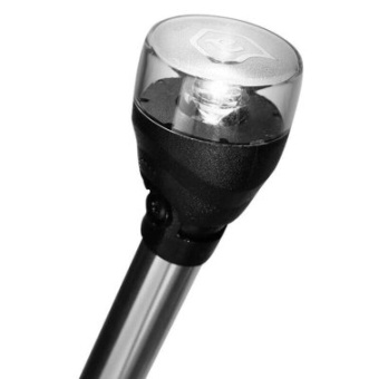 Attwood 5530 LightArmor LED Navigation Light on 60cm Mast - 360° White